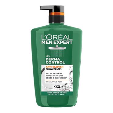 MEN EXPERT DERMA CONTROL ANTI-BLEMISH SHOWER GEL 1L
