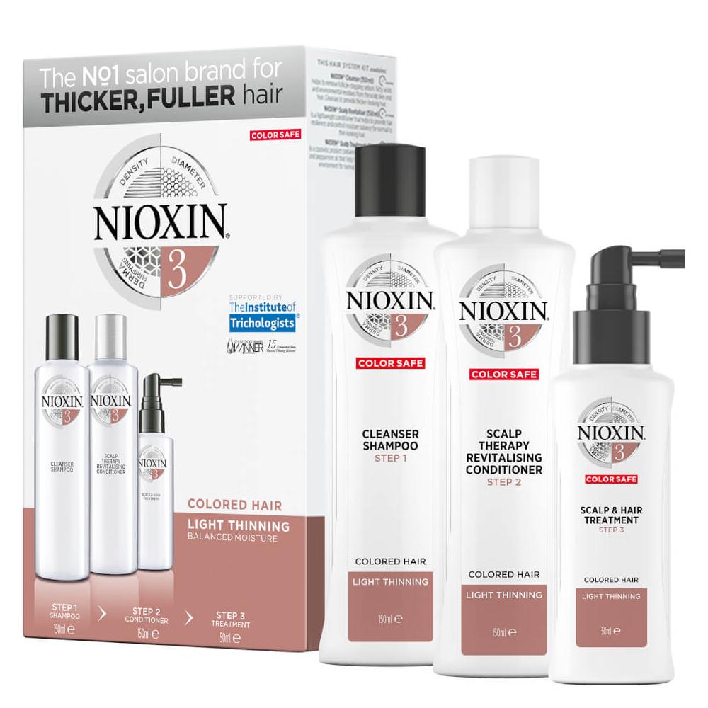 NIOXIN 3 SET COLORED HAIR LIGHT THINNING CH Tralee Ireland