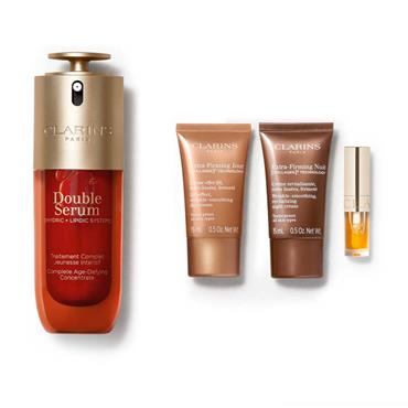 CLARINS DOUBLE SERUM AND EXTRA FIRMING SET