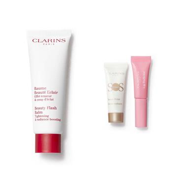 CLARINS BEAUTY FLASH BALM SET