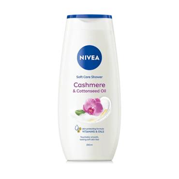 NIVEA CASHMERE AND COTTONSEED OIL SHOWER CREAM 250ML