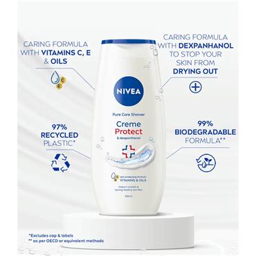 NIVEA CREME PROTECT CARE SHOWER 250ML