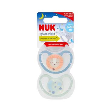 NUK SPACE NIGHT SILICONE 6-18M