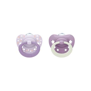 FIRST CHOICE DAY AND NIGHT SOOTHERS 0-6M - 2 PACK