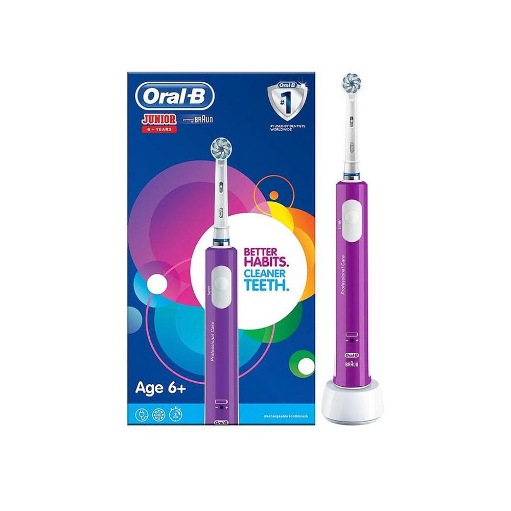 ORAL B JUNIOR ELECTRIC TOOTHBRUSH PURPLE CH Tralee Ireland