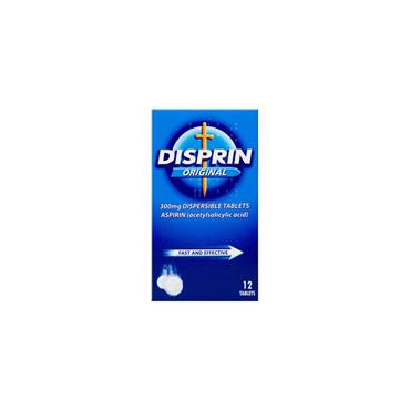 DISPRIN 300MG ASPIRIN TABLETS 12S