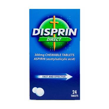 DISPRIN DIRECT 300MG ASPIRIN ORODISPERIBLE TABLETS