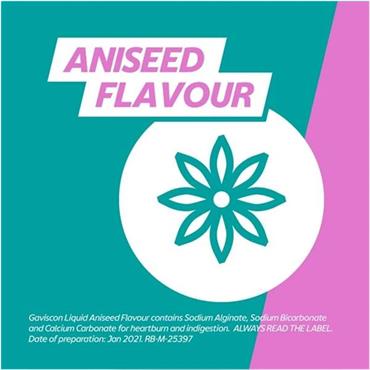 GAVISCON LIQUID ANISEEDFLAVOUR ORAL SUSPENSION 600ML