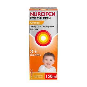 NUROFEN FOR CHILDREN ORANGE ORAL SUSPENSION 150ML