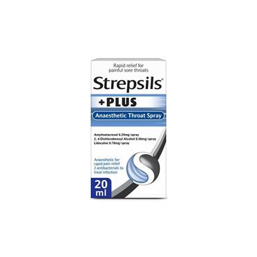 STREPSILS PLUS ANAESTETIC THROAT SPRAY 20ML