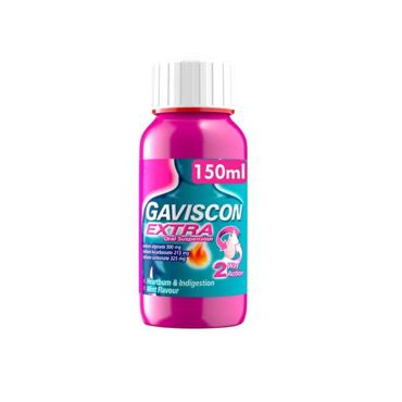 GAVISCON EXTRA MINT ORAL SUSPENSION 150ML