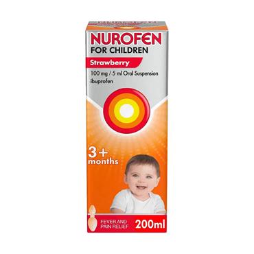 NUROFEN FOR CHILDREN STRAWBERRY ORAL SUSPENSION 200ML