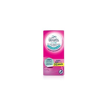 LIL-LETS SMART FIT NON APPLICATOR TAMPONS SUPER 32 PACK