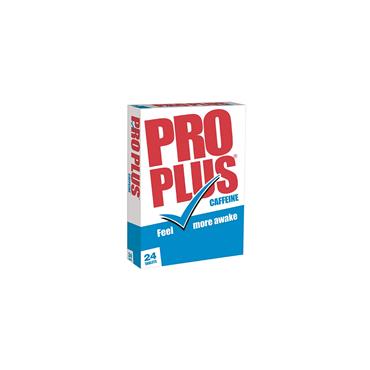 PRO PLUS CAFFEINE 24 TABLETS ENERGY & ALERTNESS SUPPORT