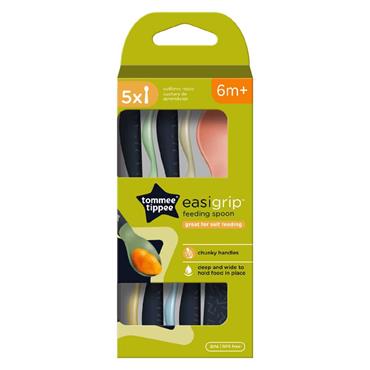 TOMMEE TIPPEE 5X EASIGRIP FEEDING SPOON 6M+
