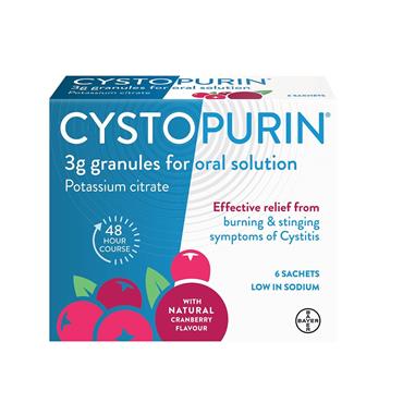 CYSTOPURIN SACHETS CRANBERRY 6