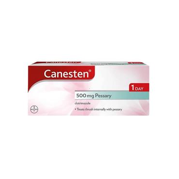 CANESTEN VAGINAL PESSARY 500MG - 1 DAY
