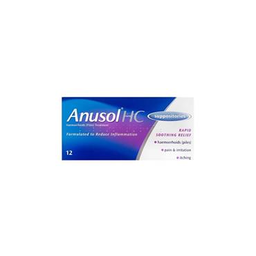 ANUSOL HC SUPPOSITORIES  RAPID SOOTHING RELIEF 12