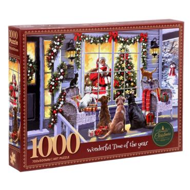 CAT AND DOG WOODEN PUZZLE 1000PCS