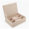 JEWELLERY BOX SQ WHITE