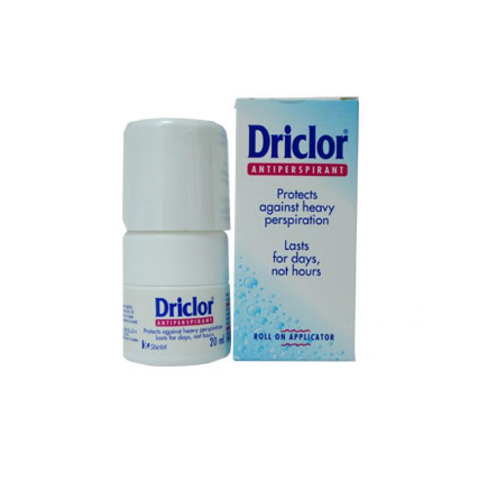 DRICLOR ANTIPERSPIRANT ROLL ON 20ML CH Tralee Ireland