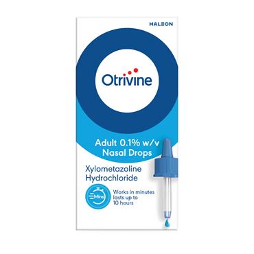 OTRIVINE ADULT 0.1% W/V NASAL DROPS 10ML