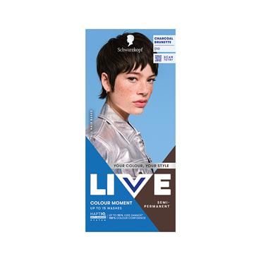 LIVE SEMI-PERMANENT COLOUR MOMENT 010 CHARCOAL BRUNETTE
