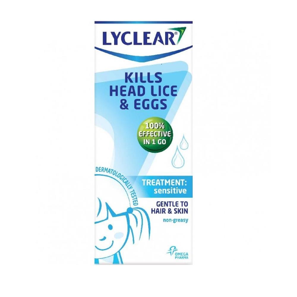 LYCLEAR SENSITIVE TREATMENT FOR HEAD LICE HAIR CARE CH Tralee Ireland