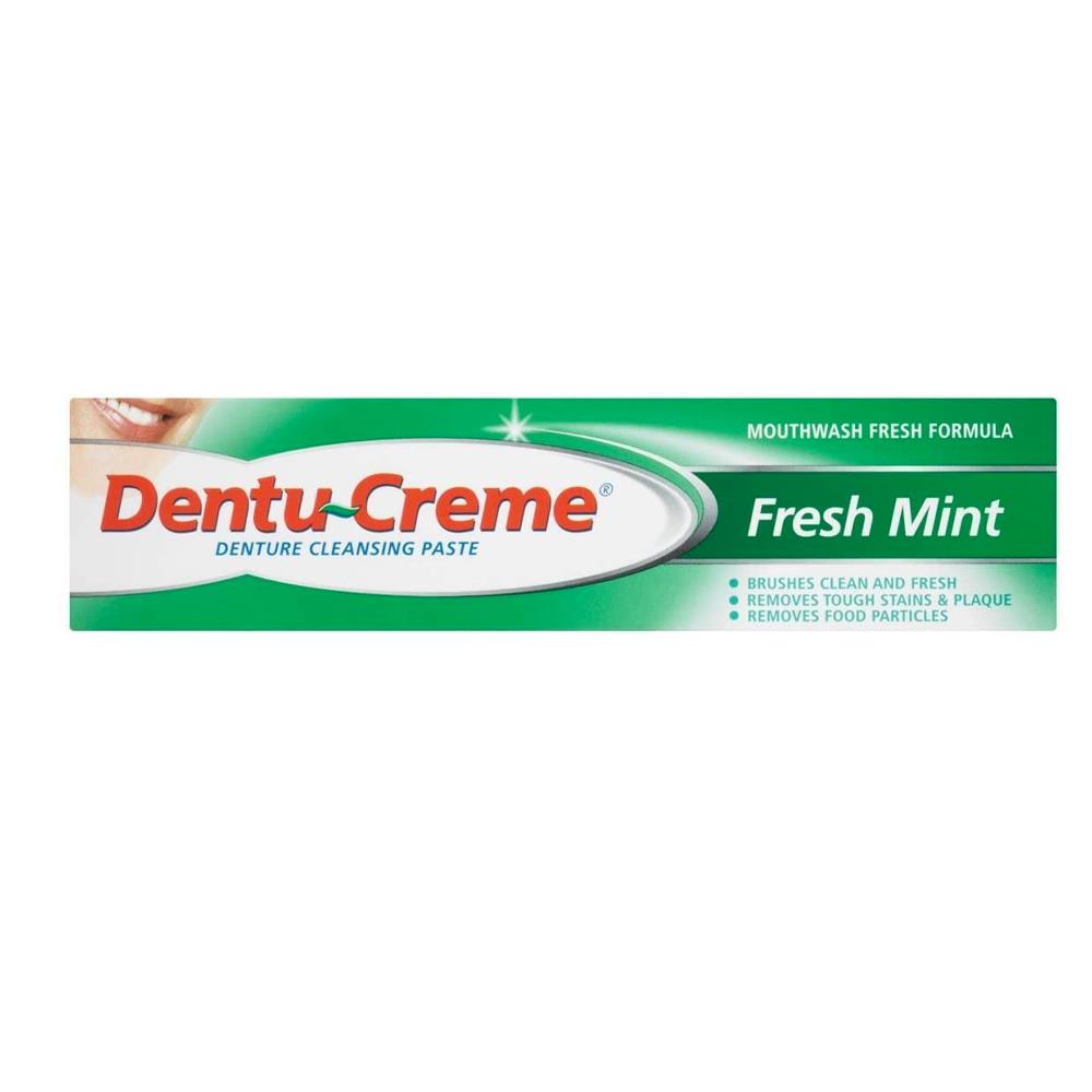 DENTUCREAM DENTURE CLEANSING PASTE FRESH MINT 75ML CH Tralee Ireland