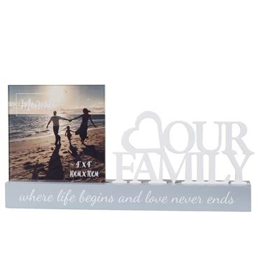 CELEBRATIONS 4X4 FRAME OUR FAMILY