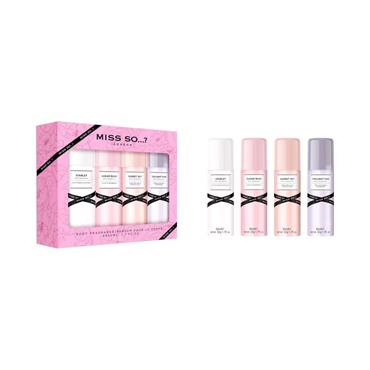 MISS SO BODY FRAGRANCE 4 X 50ML