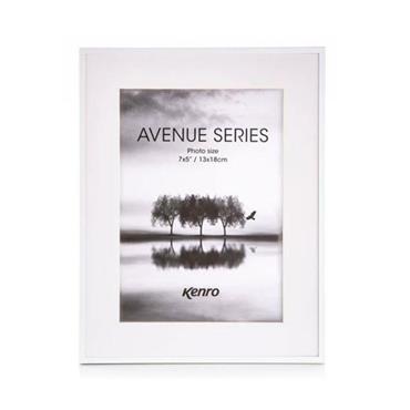 AVENUE STEEL FRAME WHITE PHOTO SIZE 7X5"