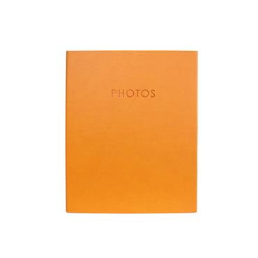 KINGTON SERIES SLIP-IN ALBUM 6X4" ORANGE - 200 PHOTOS
