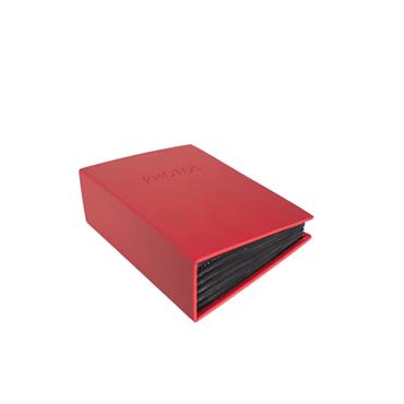 KINGTON SERIES SLIP-IN ALBUM 6X4" RED - 200 PHOTOS