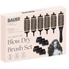 BAUER 2 IN 1 BLOW DRY HAIR BRUSH STYLING SET