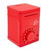 GLOBAL GIZMOS MONEY BOX SAFE RED