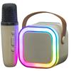 MINI WIRELESS KARAOKE MACHINE WITH LIGHTS