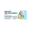 VERMOX 100MG TABLETS 6S ANTI-PARASITIC WORM TREATMENT