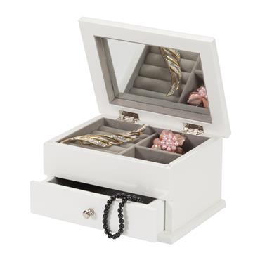 WHITE JEWELLERY BOX