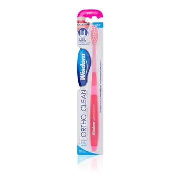 WISDOM ORTHO CLEAN SOFT TOOTHBRUSH