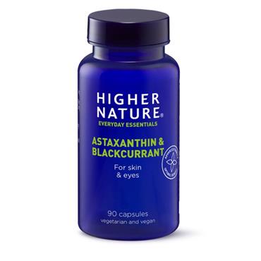 HIGHER NATURE ASTAXANTHIN AND BLACKCURRANT 90 CAPSULES