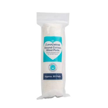 LOVE COTTON ROUND COTTON WOOL PADS