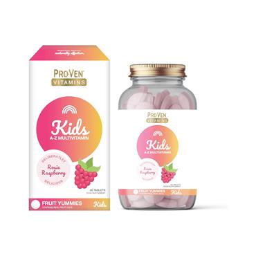 PROVEN VITAMINS KIDS ROSIE RASPBERRY 60 TABLETS
