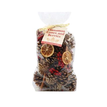 CINNAMON CONES AND BERRIES