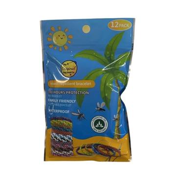 THE ORIGINAL BUG BAND CO. INSECT REPELLENT  BRACELET 12 PACK