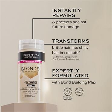BLONDE + REPAIR SYSTEM PRE-SHAMPOO TREATMENT STEP 1