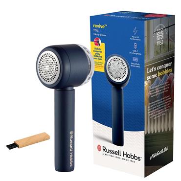 RUSSELL HOBBS REVIVE FABRIC SHAVER - NAVY