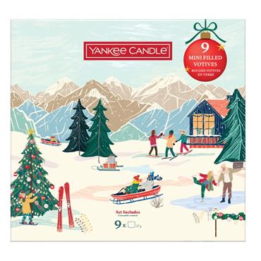 YANKEE  CANDLE APRES SKI LARGE VOTIVE SET