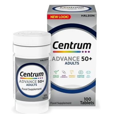 CENTRUM ADVANCE 50+ ADULTS 100 TABLETS
