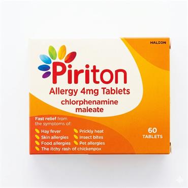 PIRITON 4MG TABS X60 TABLETS